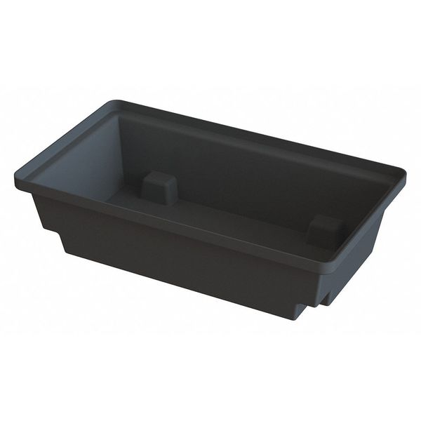 ProChemÂ® Containment Basin, Tank Containment Unit, 67 Gal, Black