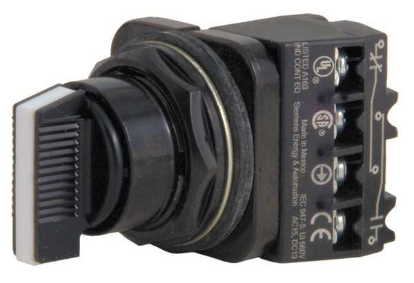 Non-Illum Selectr Swtch, 30mm, 3 Pos, Lever