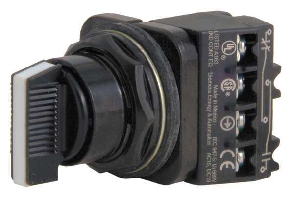 Non-Illum Selectr Swtch, 30mm, 3 Pos, Lever