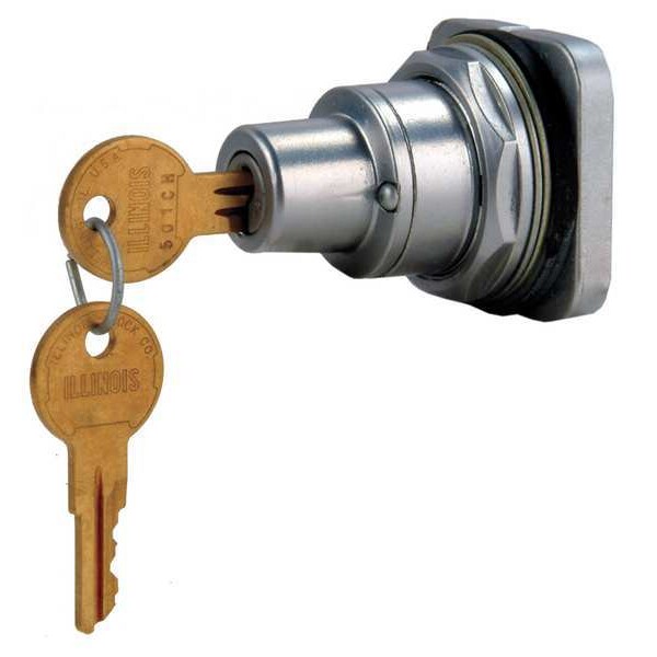 Non-Illum Selector Swtch, 30mm, 2 Pos, Keyd