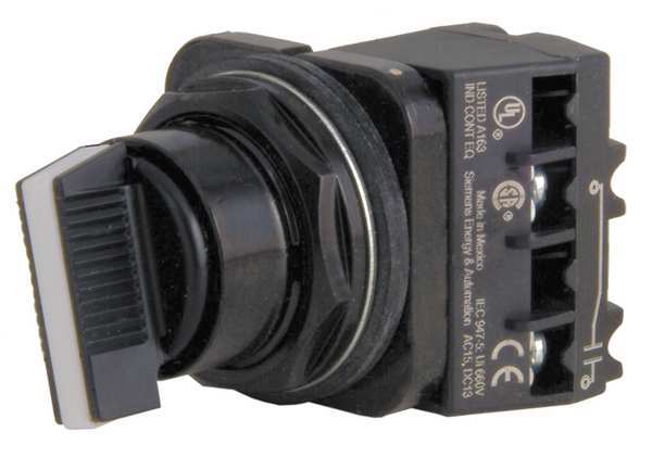 Non-Illum Selectr Swtch, 30mm, 3 Pos, Lever