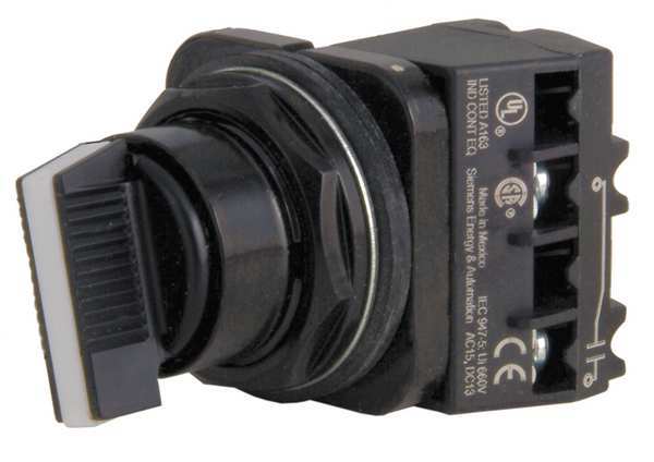 Non-Illum Selectr Swtch, 30mm, 2 Pos, Lever