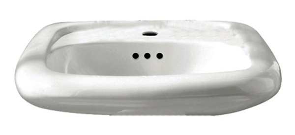 Bathroom Sink, 21-1/4 In. W, 6-1/2 In. H
