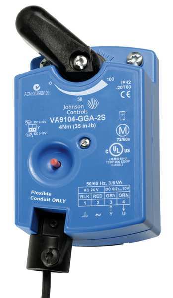 Elec Act, 35 in.-lb., Proportional, 24VAC