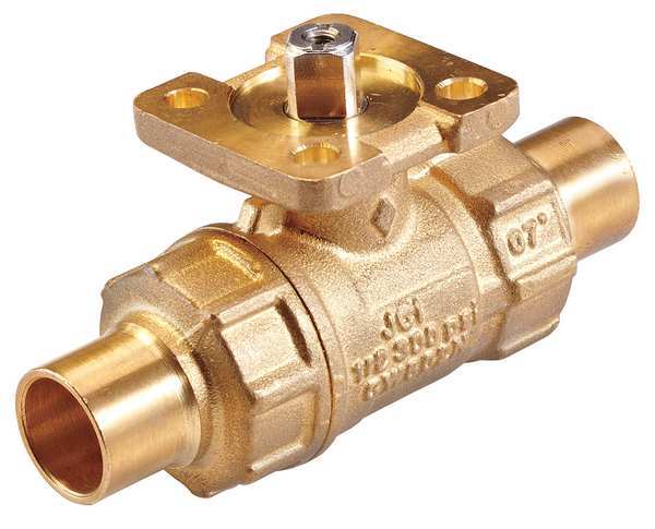 Ball Valve, 2 Way, SS Trim, Sweat 1/2