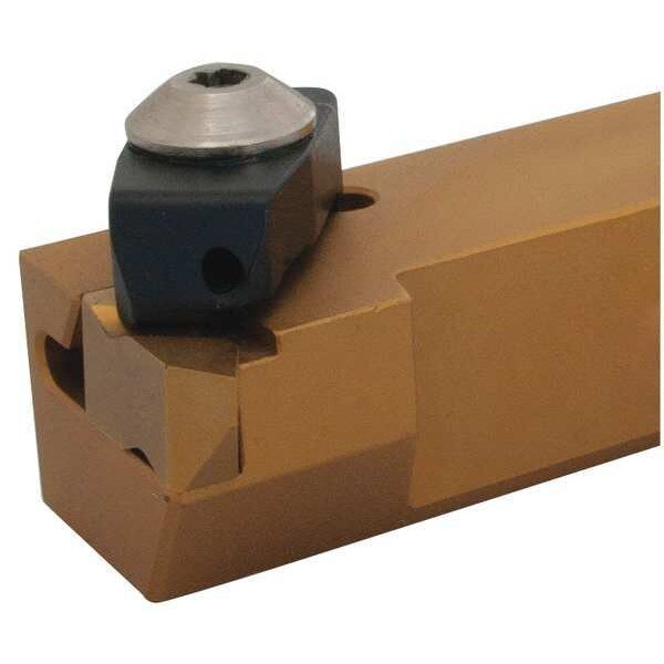 Indexable Boring Bar, AS-12R-ADWLNR-3, 8 in L, High Speed Steel, Trigon Insert Shape