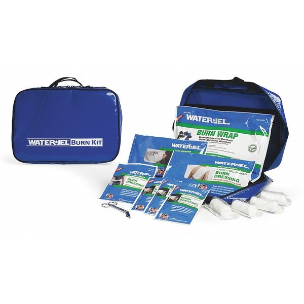 Burn Care Kit, Vinyl Case, Blue, 12