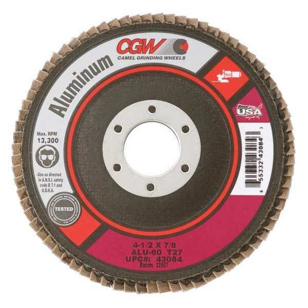 Flap Disc, 4.5x5/8-11, T29, Alu, Reg, 36G