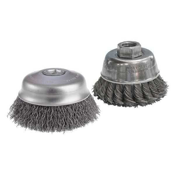 Cup Brush, 2-3/4, Cup Knt, 0.020, SS, AH