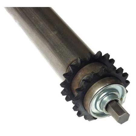 Steel Sprocketed Roller, 2-1/2InDia, 51BF