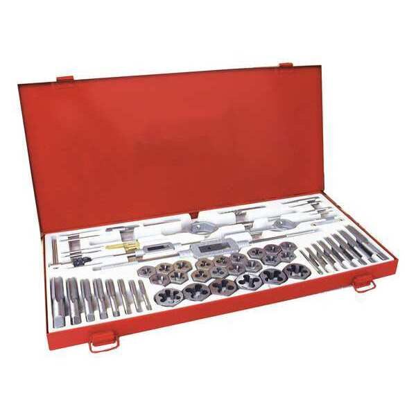 Fractional Tap and Die, Nc/Nf, 58 Pc Set