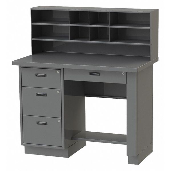 Pedestal/Panel Shop Desk, 54