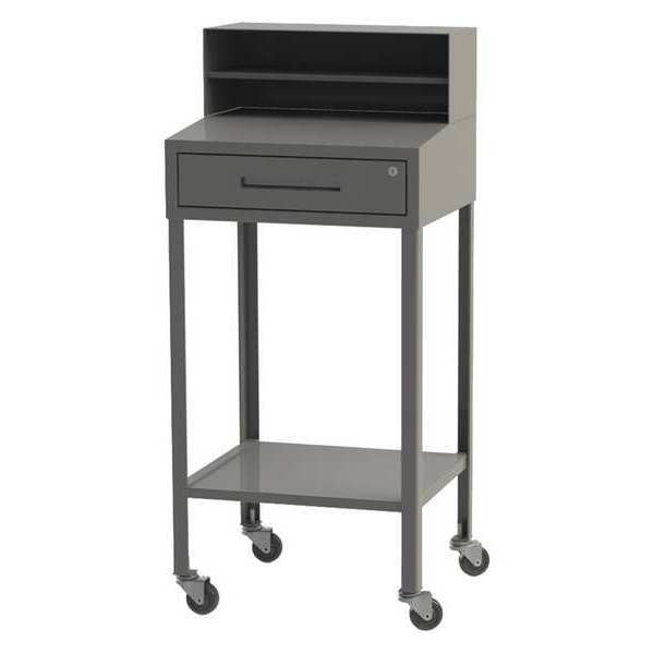 Mobile Shop Desk, Gray, 52
