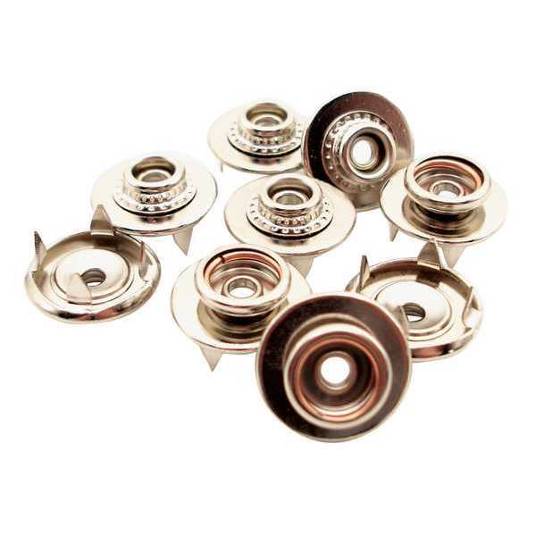 Push and Clinch Snaps Stud, PK20