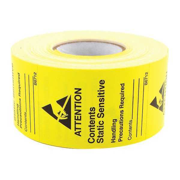 Writeable ESD JEDC Label Roll 2.5inx1.75