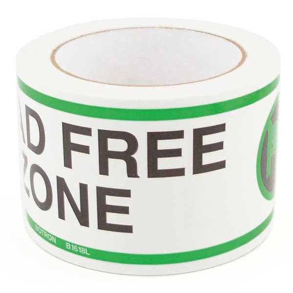 Lead Free Zone Floor Tape 54ftx3in