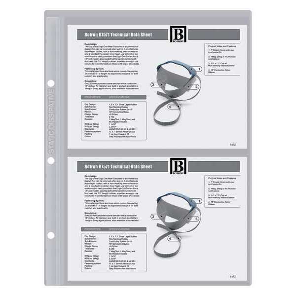ESD Drawing Sleeve 1.4ftx11x0.24in, PK25