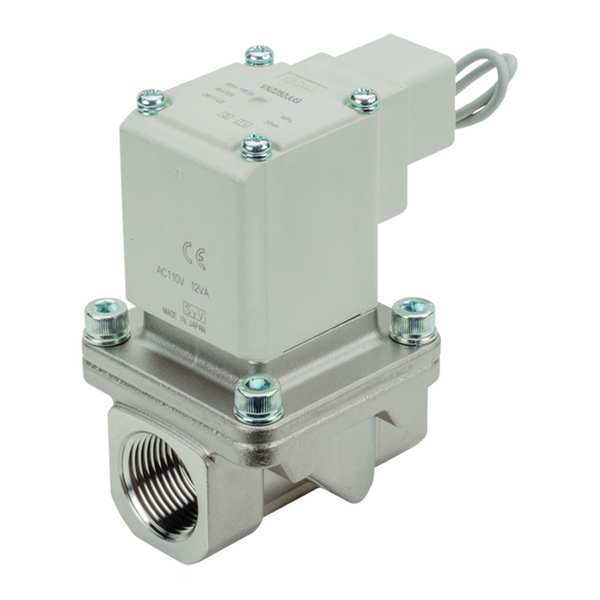 Solenoid Valve, 2 Port for Air, 3/4