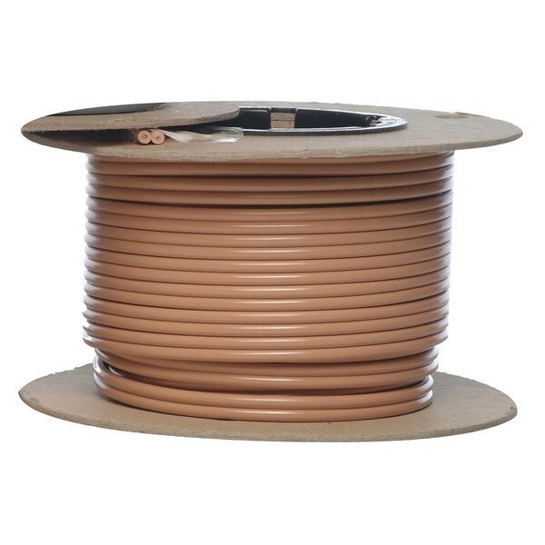 Flex Track Lead Out Wire, Beige, 250 ft.