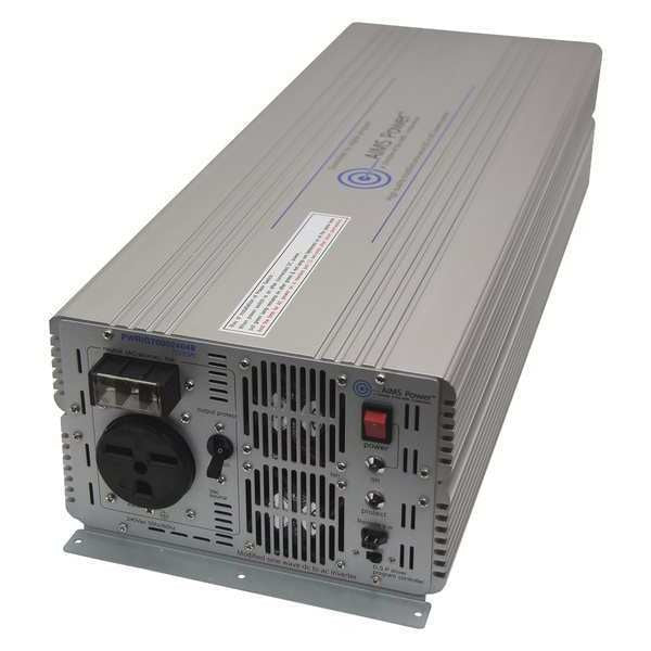 Power Inverter, Aluminum Case, Modified Sine Wave Form, 7000W Nominal Output
