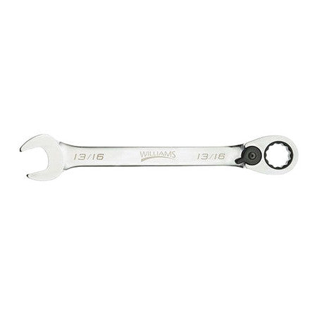Williams Ratcheting Combo Wrench, 12 pt., 9/16