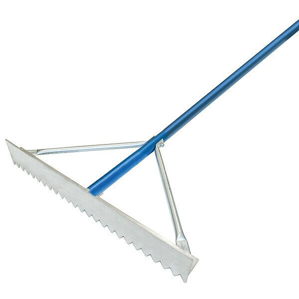Asphalt Rake, Magnesium, 37 Tines, 7 ft.