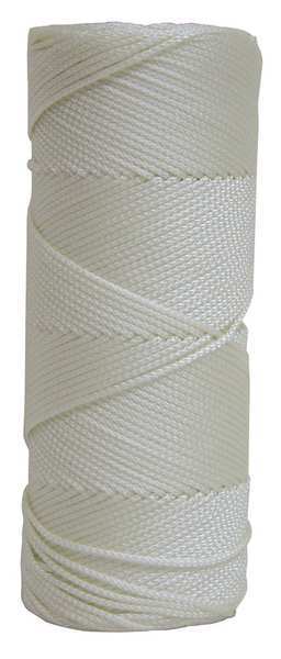 Masons Line, 500 ft, Braided Nylon, White