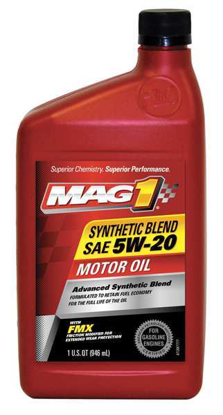 Synthetic Motor Oil, 5W-20, 1 Qt.