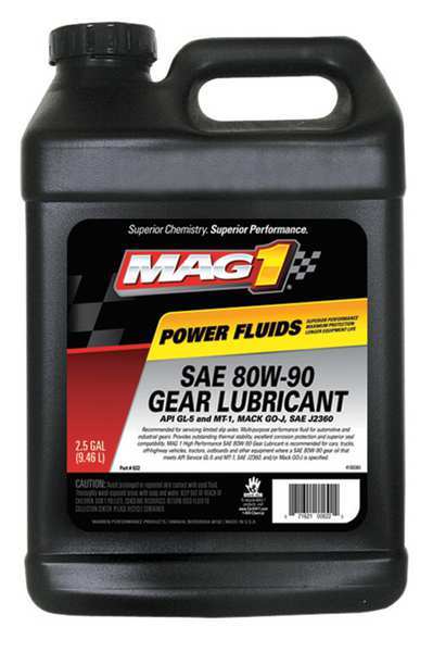 2.5 gal Gear Oil Container Brown