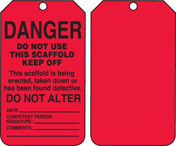 Danger Tag, 5-3/4 x 3-1/4, PK25