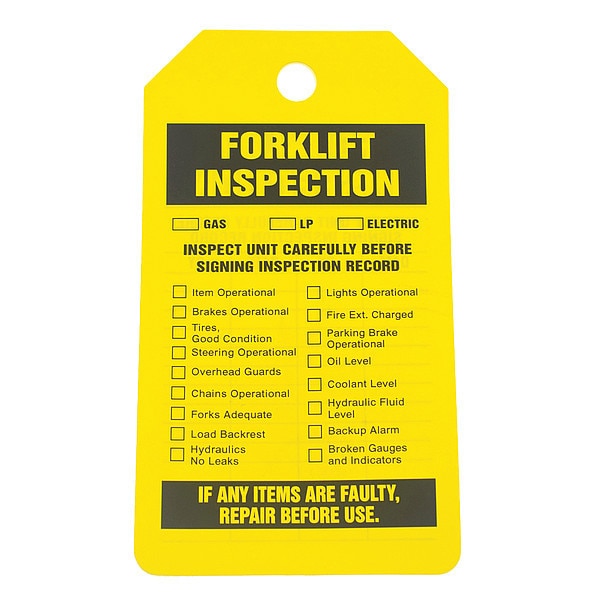 Inspection Tag, 5-3/4 x 3-1/4, PK25