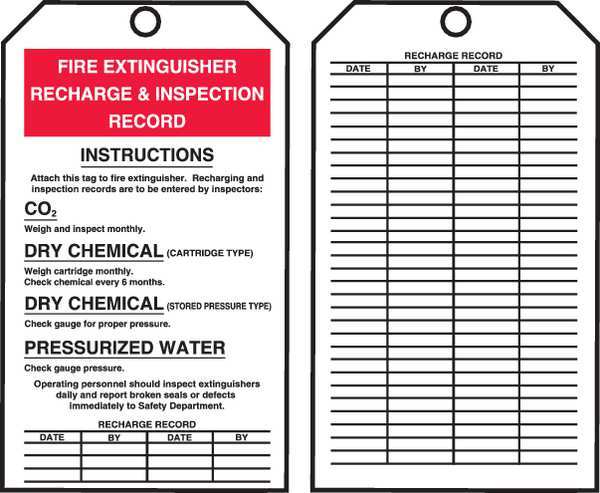Inspection Tag By The Roll, 6.25x3, PK100