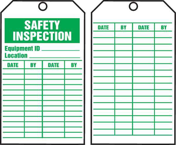 Inspection Tag, Roll, 6-1/4 x 3, PK250
