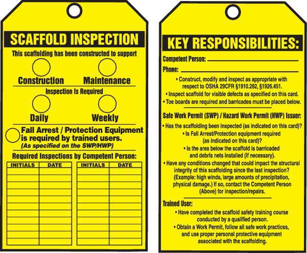 Inspection Tag, Roll, 6-1/4 x 3, PK100
