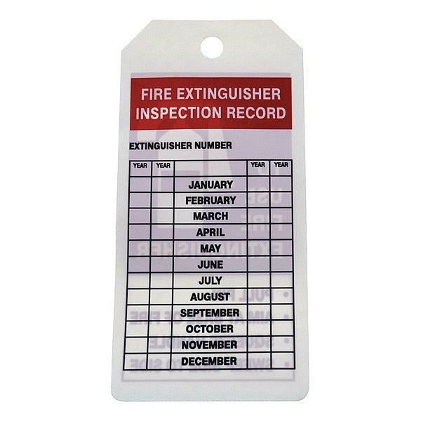 Inspection Tag By The Roll, 6 1/4 in Height, 3 in Width