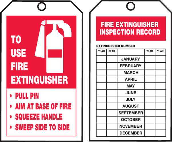 Inspection Tag, Roll, 6-1/4 x 3, PK250
