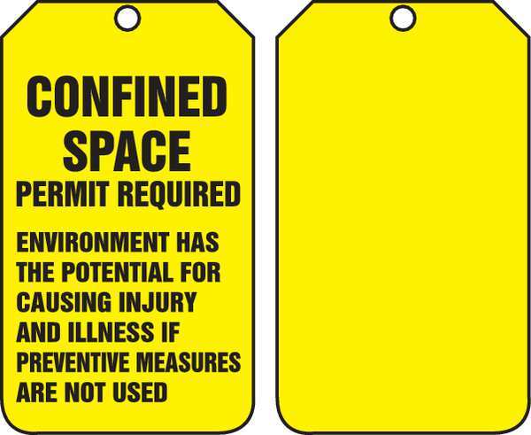 Permit Tag, 5-3/4 x 3-1/4, PK25