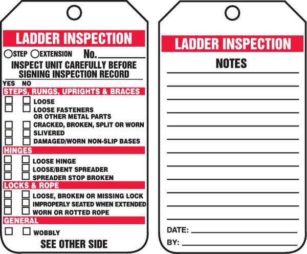 Inspection Tag, 5-3/4 x 3-1/4, PK25
