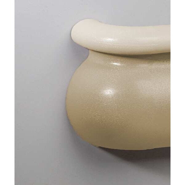 Right Handrail Return, Ivory