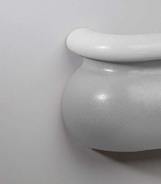 Right Handrail Return, Silver-Gray