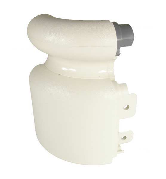 Right Handrail Return, Ivory