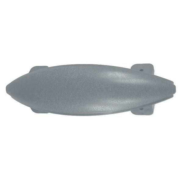 Outside Corner, Molded Plastic, Silver-Gray, 8
