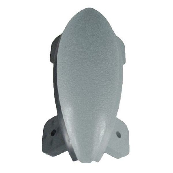 Outside Corner, Molded Plastic, Silver-Gray, 5