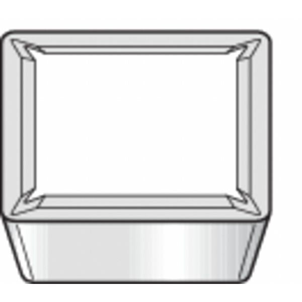 Square Turning Insert, Square, 1/2 in, SPMR, 1/32 in, Carbide