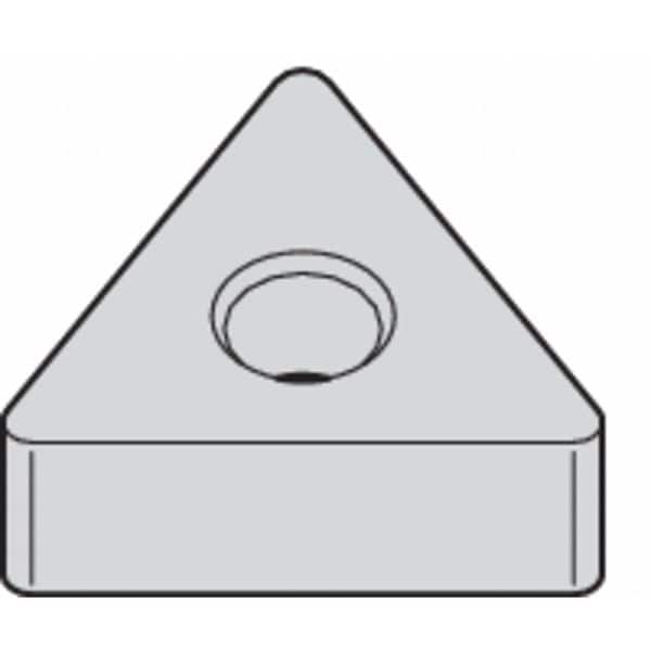 Triangle Turning Insert, Triangle, 3/8 in, TNMA, 0.0312 in, Carbide