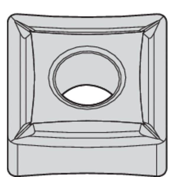 Square Turning Insert, Square, 1/2 in, SNMP, 1/32 in, Carbide