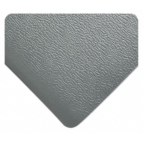 Soft Step Floor Mat, Black, 33 ft. L x 4 ft. W, PVC Blown Sponge, Pebble Surface Pattern, 3/8