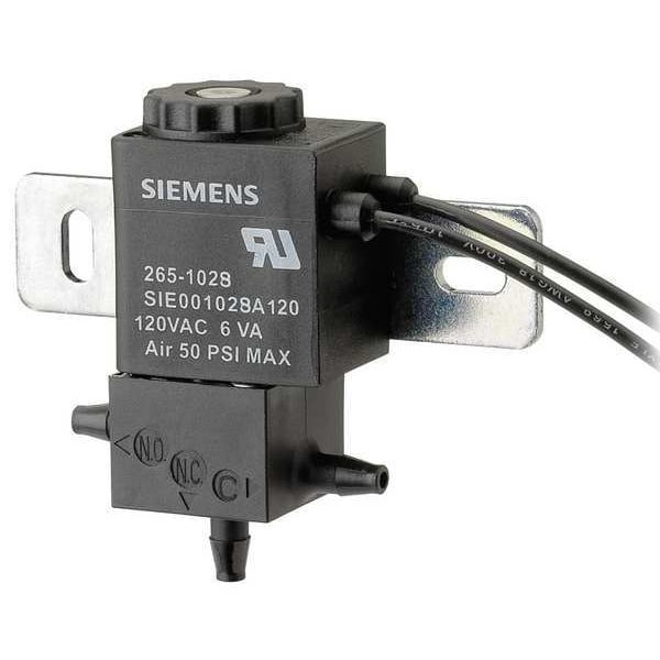 Solenoid Air Valve, 3-Way, 120VAC, 1-20 psi
