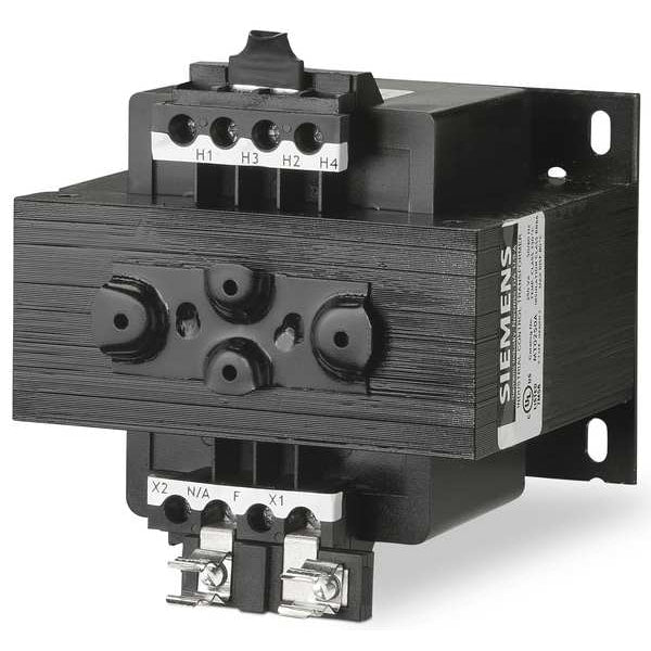 Control Transformer, 200VA, 3.81 In. H, Output Voltage: 120VAC