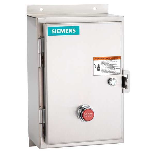 Nonreversing NEMA Magnetic Motor Starter, 4, 4X NEMA Rating, 208V AC, 3 Poles, 1NO